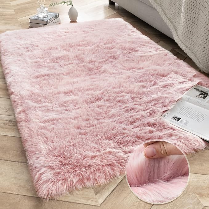 Ashler HOME DECO Soft Fox Faux Fur Chair Couch Cover Area Rug by AshlerHomeDeco