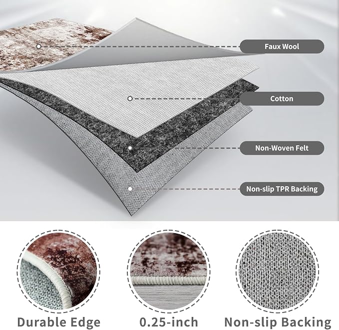 3x20 Washable Runner Rug for Hallway: Extra Long Runners for Entryway Living - Image 6
