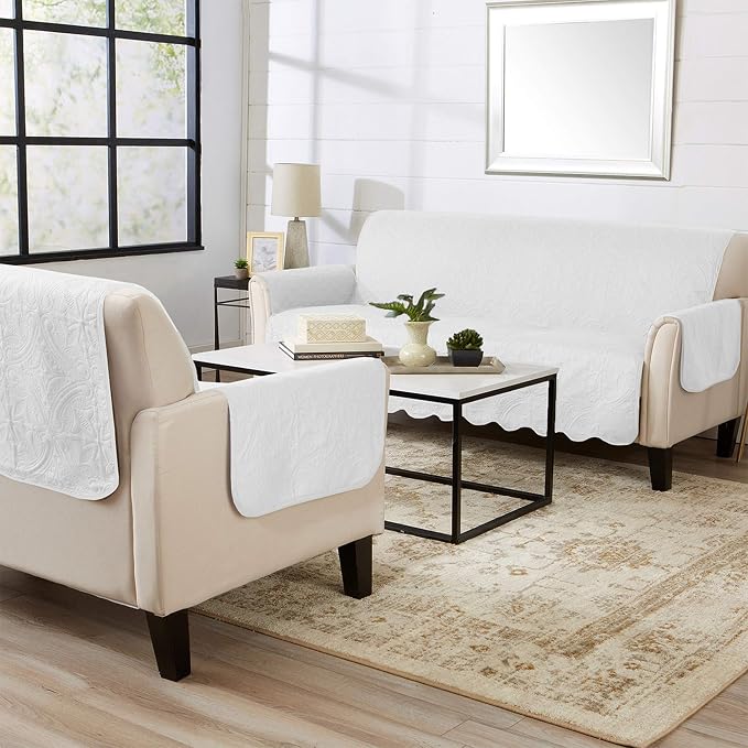 Great Bay Home Reversible Sofa Cover - Image 5