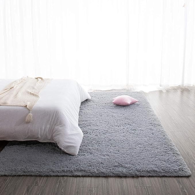 TWINNIS Super Soft Shaggy Rugs Fluffy Carpets, 5x7 Feet, Indoor Modern Plush - Image 5