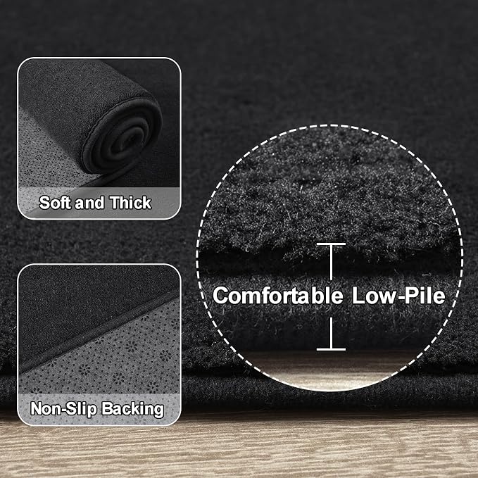 Amearea Modern Soft Hallway Runner Rug, 3x10 Feet Washable Long Runner Rugs - Image 3