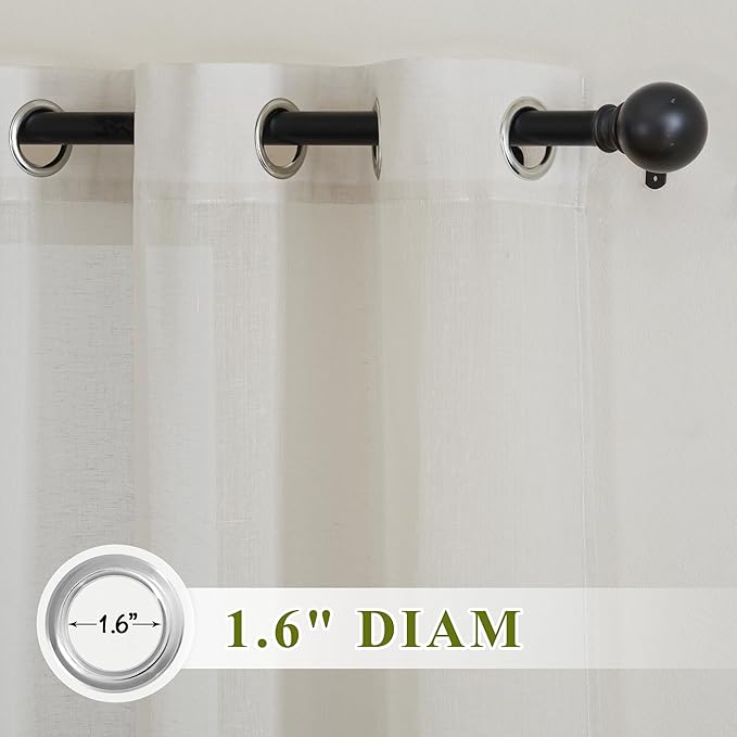 NICETOWN 48 inch Curtains 2 Panels Set - Image 2