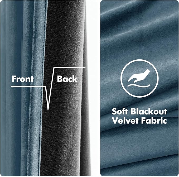 MIULEE Velvet Curtains - Image 3