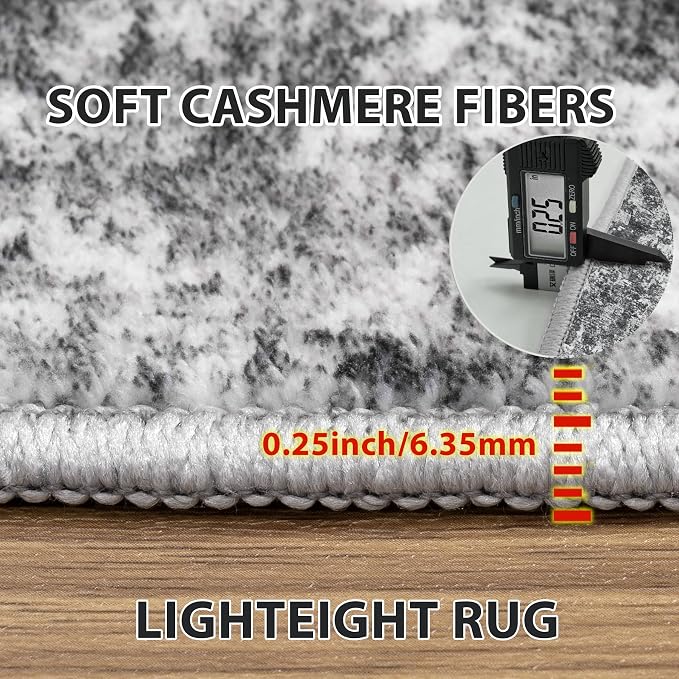 5x8 Area Rugs for Living Room Rug Washable: Abstract Rug for Dining Room - Image 6