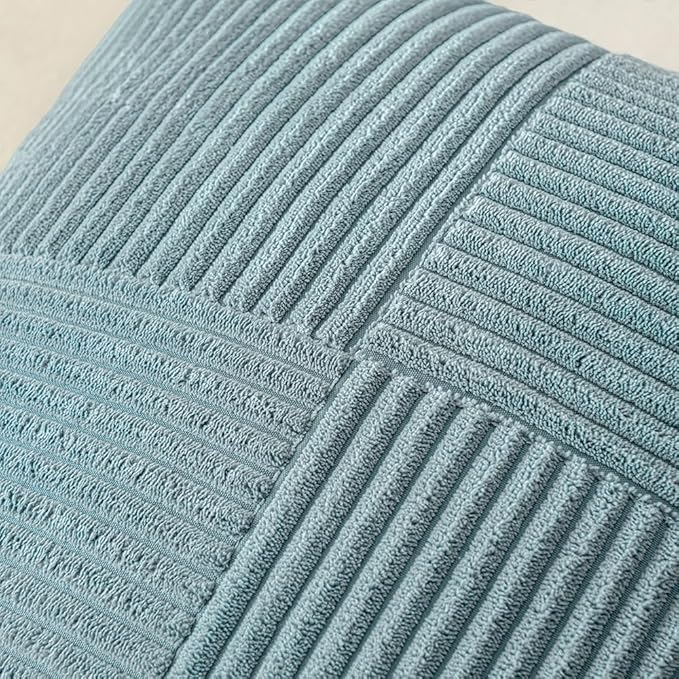 MIULEE Sky Blue Decorative Throw Pillow Covers 16x16 Inch - Image 2