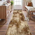 Washable Area Rugs 2'x10' Non-Slip Modern Abstract Soft by RELEANY