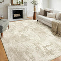 Washable Area Rugs 8'x10' Non-Slip Modern Abstract Soft by RELEANY
