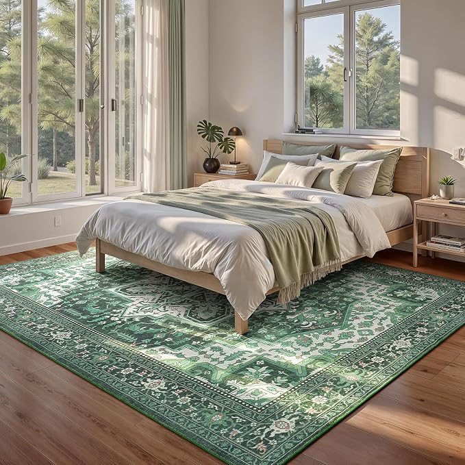 Rugflix 3x5 Area Rugs for Living Room, Machine Washable Rug Non Slip Stain - Image 6