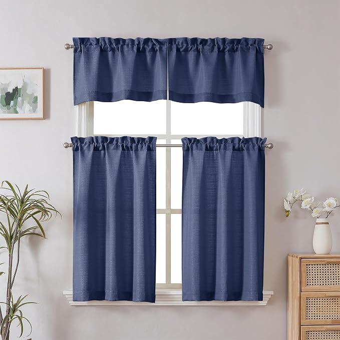 Chyhomenyc Blue Short Curtain Valance - Image 2