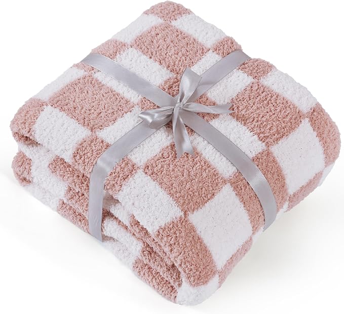 Bedsure GentleSoft Checkered Twin Blanket - Image 9