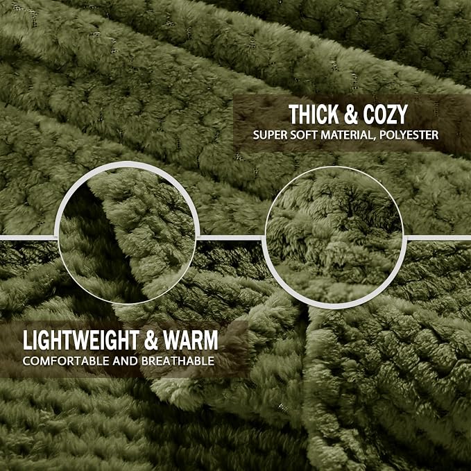 Exclusivo Mezcla Fleece Bed Blanket Twin Size, Super Soft and Warm Blankets - Image 7