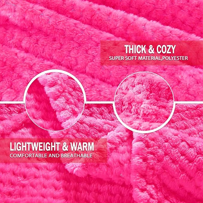 Exclusivo Mezcla Fleece Throw Blanket Extra Large, Super Soft and Warm Blankets - Image 6