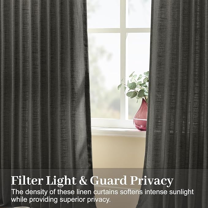 Pinch Pleated Curtains 90 Inch Length - Image 2