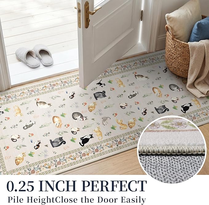 2x6 Washable Kitchen Runner Rug - Image 5