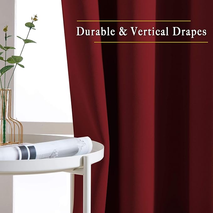NICETOWN Bedroom Blackout Curtains Panels - Image 5