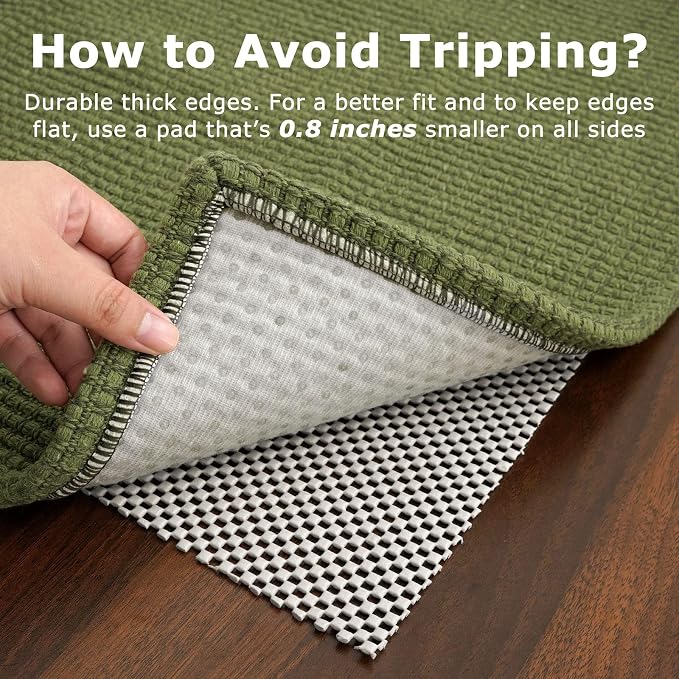 KOZYFLY Rugs for Entryway 3x5 ft Washable Area Rug Non Slip Rubber Backed Entry - Image 5
