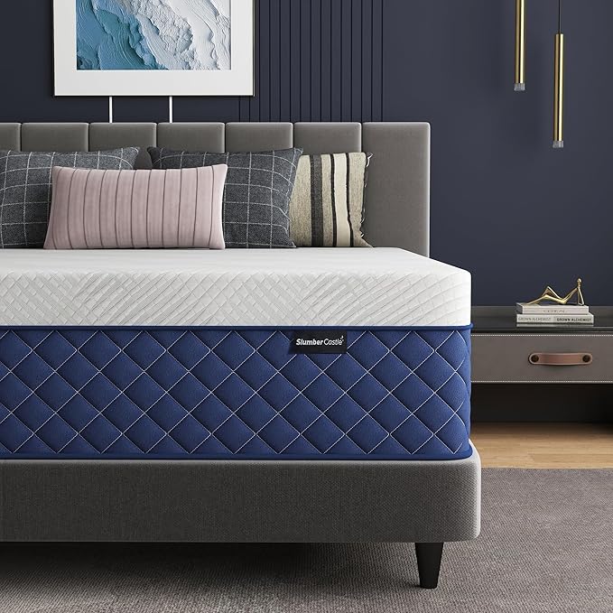King Mattresses, 10 Inch Hybrid King Mattress in a Box, Memory Foam and Individual Pocket Spring Breathable Comfort for Sleep Supportive and Pressure Relief, CertiPUR-US, 80"*76"*10"