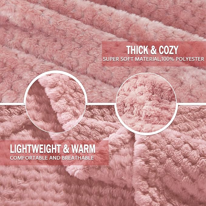 Exclusivo Mezcla Fleece Bed Blanket King Size, Super Soft and Warm Blankets - Image 7