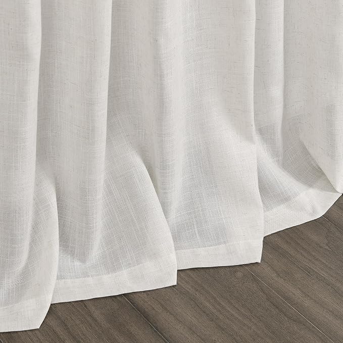 Nanspring Natural Linen Curtains 108 Inches Long - Image 9