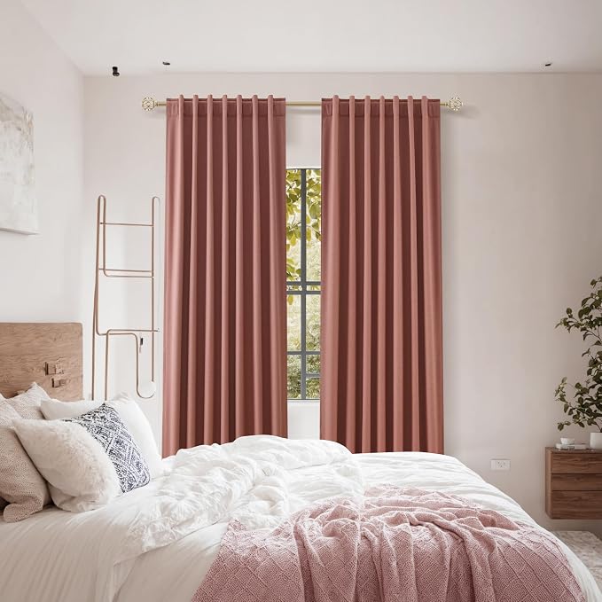 Guken 100% Blackout Curtains 63 Inch Length 2 Panels Set - Image 8