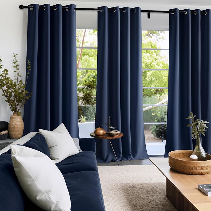 NICETOWN Blackout Curtains Grommet 2 Panels 72 Inches Long - Image 9