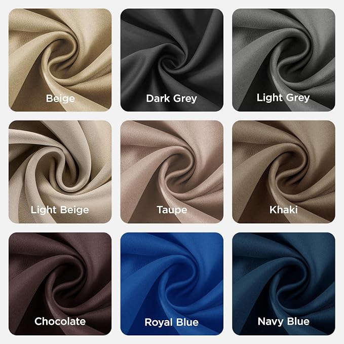 Joydeco Blackout Curtains 95 Inches Long 1 Panel, Thermal Insulated Long - Image 9