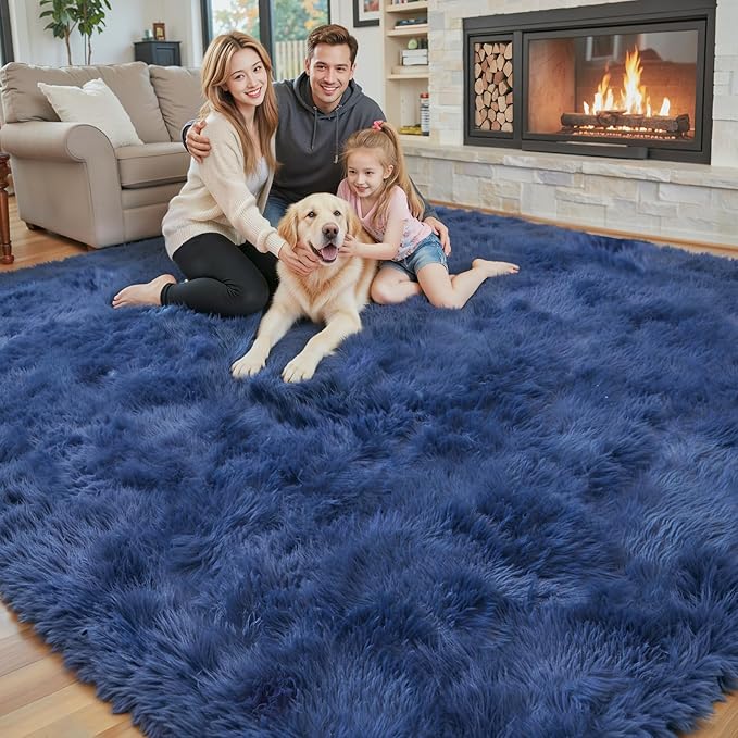 8x10 Area Rugs for Living Room Bedroom, Large Area Rug Shaggy Carpet Soft Plush - Image 4