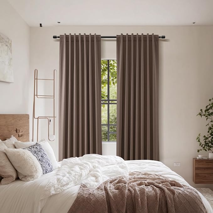 Guken 100% Blackout Curtains 102 Inch Length 2 Panels Set - Image 8