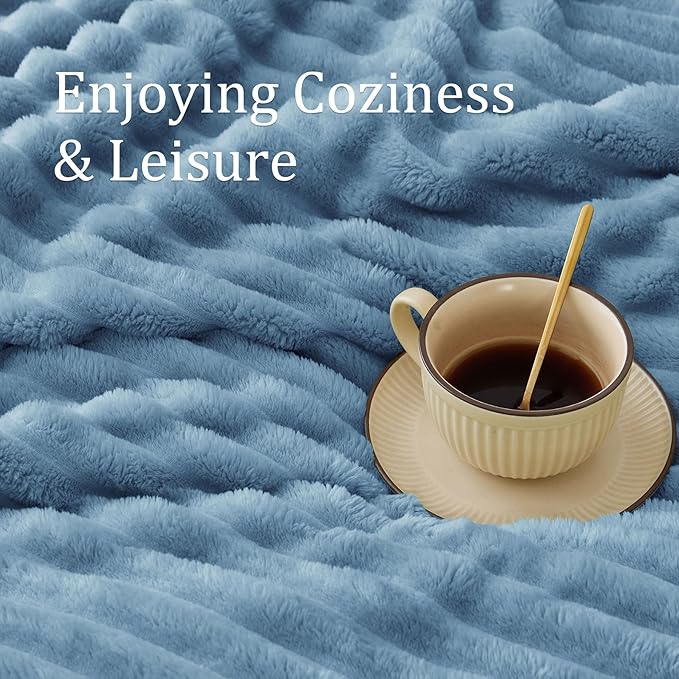 BEDELITE King Size Blanket for Bed, 300GSM Soft & Warm Fleece Blanket, - Image 5