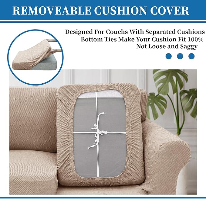 XINEAGE 2026 New 3 Pieces Couch Covers - Image 4