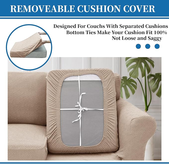XINEAGE 2026 New 4 Pieces Couch Covers - Image 4