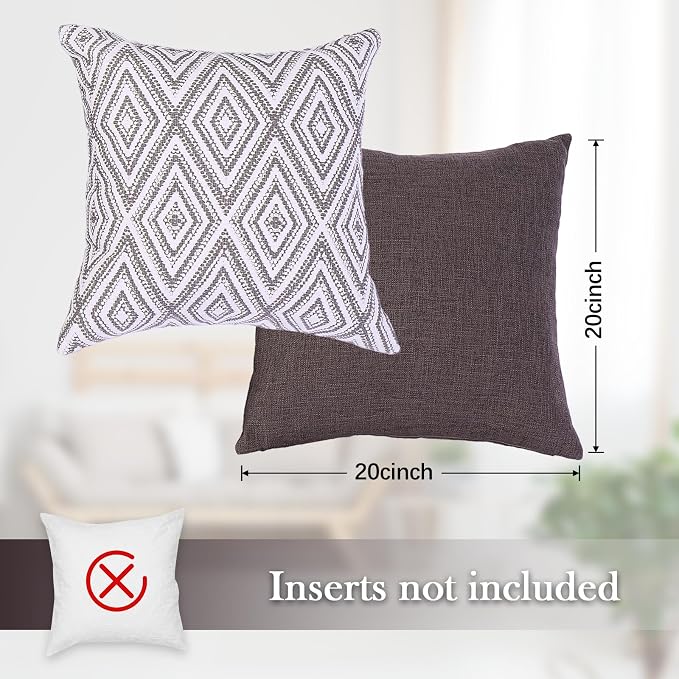 HPUK Decorative Throw Pillow Covers Set of 4 Couch Pillows Accent Cushion Cover - Image 3