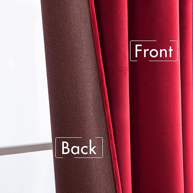 MIULEE Velvet Curtains 84 inches - Image 6