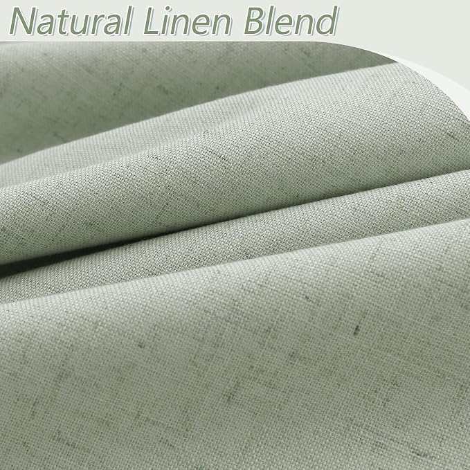 Guken 100% Blackout Curtains 72 Inch Length 2 Panels Set - Image 3