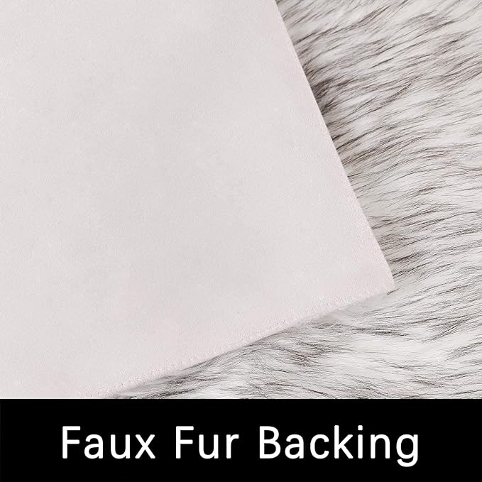 Latepis Large Circle Area Rugs for Living Room Round Rug 8ft Fluffy Bedroom - Image 3