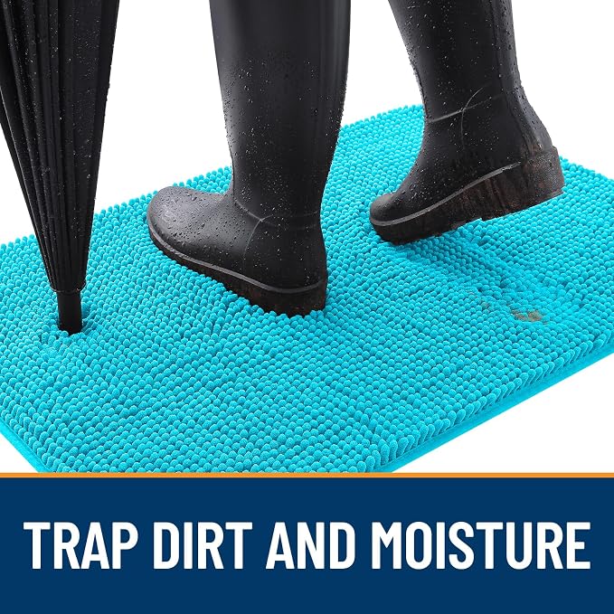 OLANLY Dog Door Mat for Muddy Paws 59x32, Absorbs Moisture and Dirt, Absorbent - Image 2