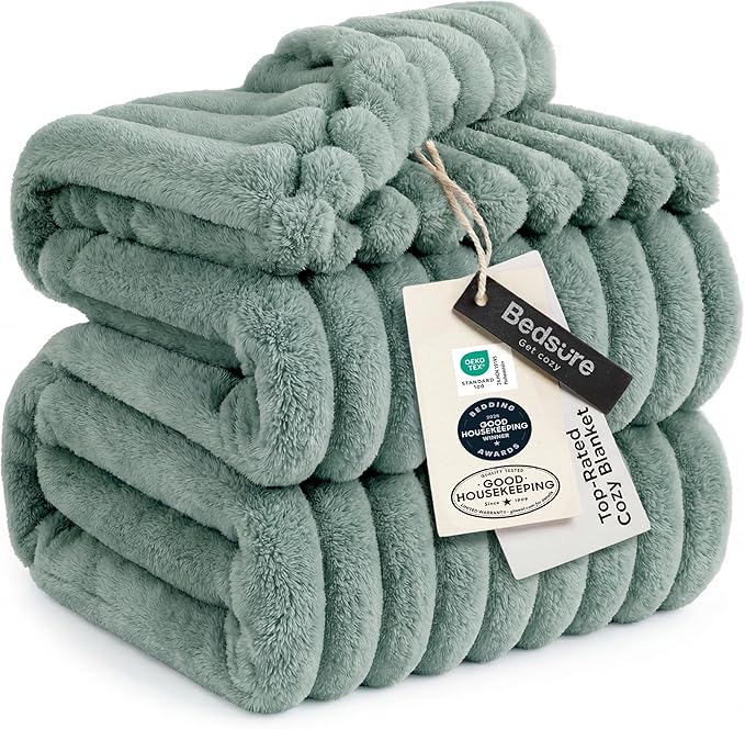Bedsure GentleSoft Large Fleece Blanket by BEDSURE
