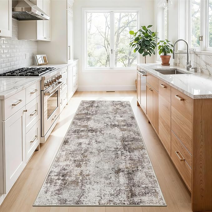 2x5 Washable Runner Rug for Hallway: Non Slip Entryway Runners Rugs - Image 3