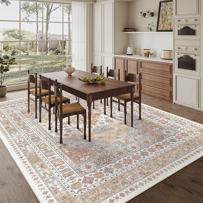 zesthome 9x12 Area Rugs, Stain Resistant Washable Rug, Ultra-Thin Rugs - Image 9