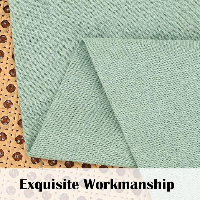 FRAMICS Farmhouse Cotton Linen Curtains - Image 3