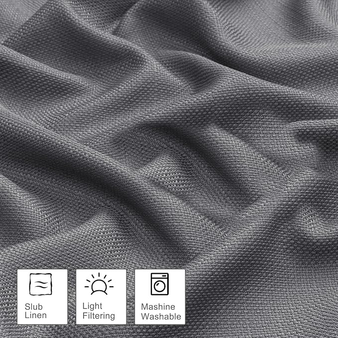 OWENIE Bob 1 PCS Dark Grey Valances - Image 4