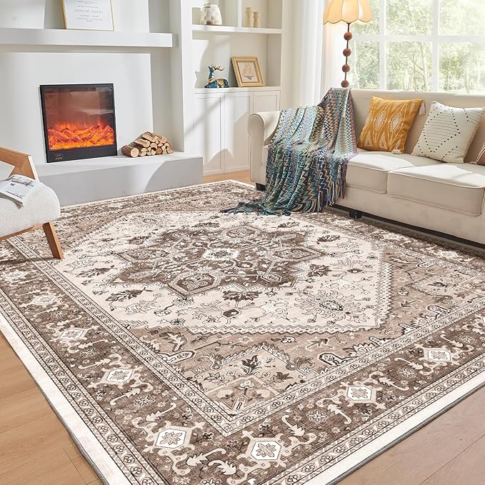 OPPODREAM Soft Area Rugs 9x12 Living Room, Washable Rugs 9x12 by OPPODREAM