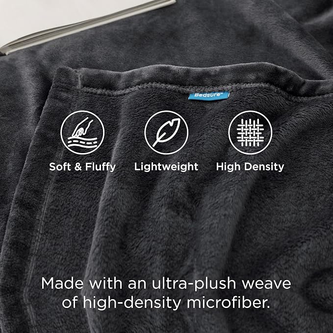 Bedsure GentleSoft Twin XL Fleece Blanket Dorm Bedding - Image 3