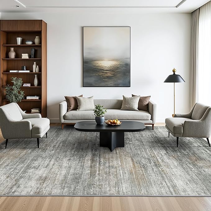 BEIMO Area Rugs 3x5 for Living Room Bedroom, Indoor Modern Abstract Machine - Image 2