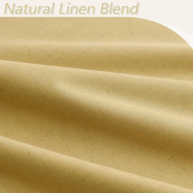 Guken 100% Blackout Curtains 90 Inch Length 2 Panels Set - Image 3