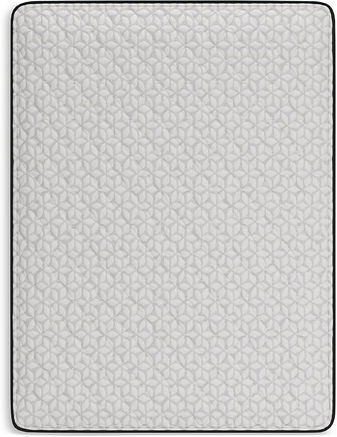 Signature Design by Ashley Limited Edition Firm 12 Inch Hybrid Mattress with Gel Memory Foam and Edge Support for Cool Sleep and Pressure Relief, Twin, Fiberglass Free, Mattress In A Box