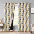 Beauoop 100% Blackout Curtains 84 Inches Long 2 Panels by Beauoop