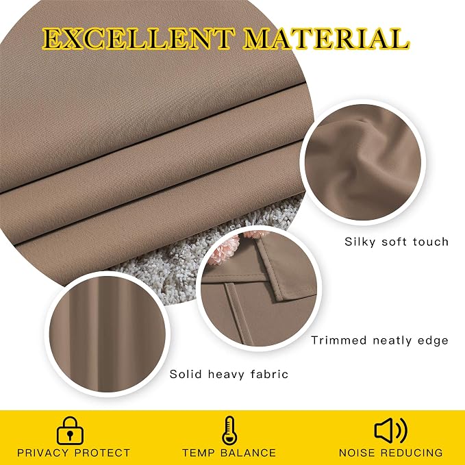 NICETOWN Insulated Blackout Curtains and Drapes - Image 5
