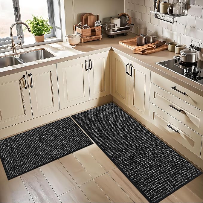 BEQHAUSE Kitchen Rugs 32"x48", Non-Slip Kitchen Mats - Image 8
