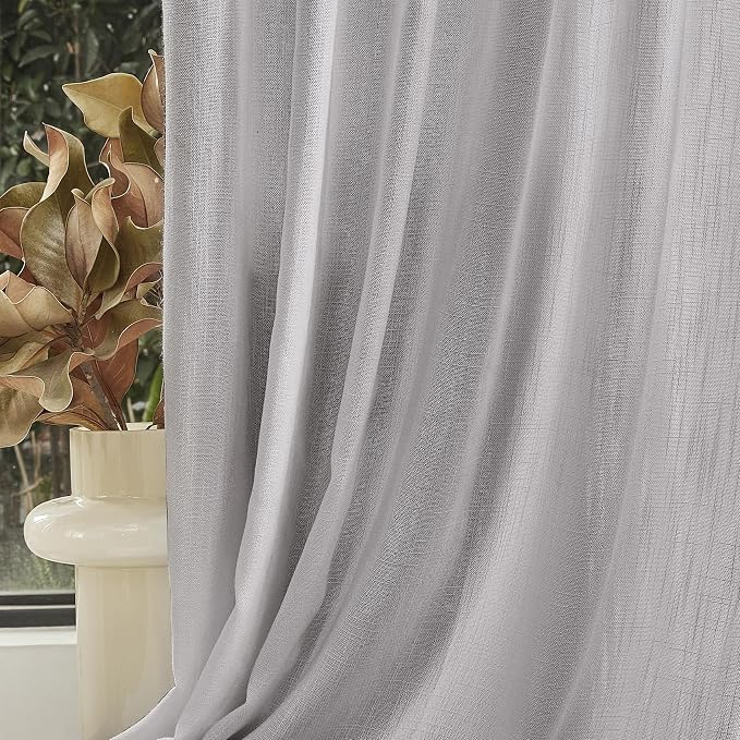 MYSKY HOME Floor Length Curtains Long Panels, Boho Curtains Farmhouse - Image 8